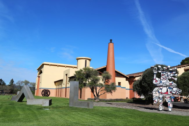 clos pegase, napa valley art gallery