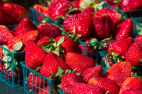 napa valley farmers market strawberries