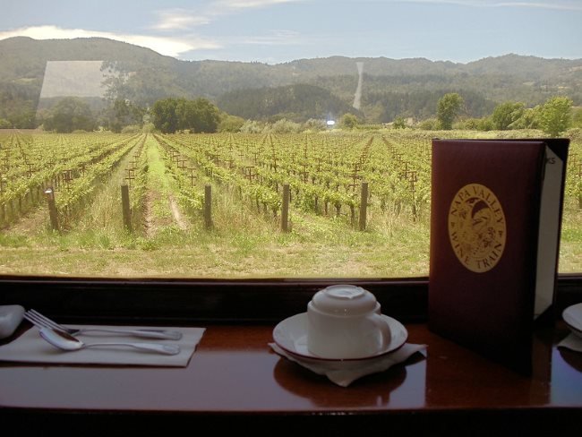 napa valley wine train