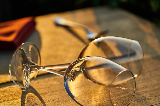 Picnic Table Wine Glasses